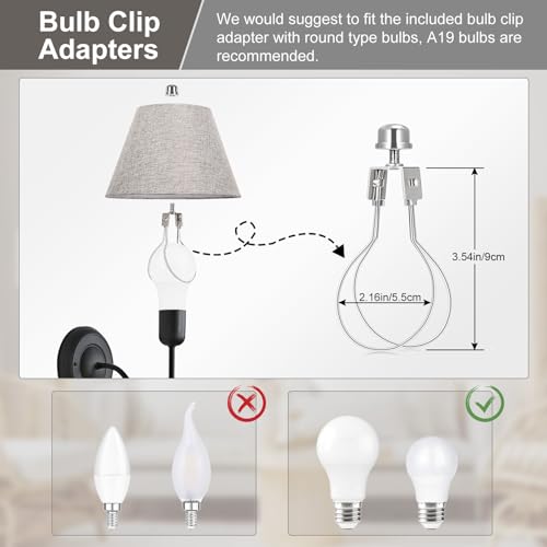 Small Lamp Shades Set of 2 (2 Count)