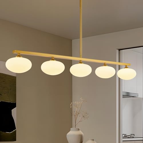 Gold Linear Chandelier