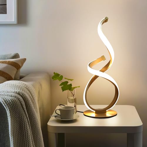2 Pack Gold Cool Table Lamps (2 Count)