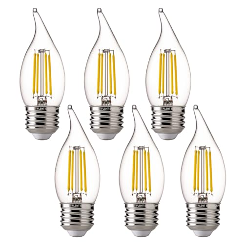 3000K Warm White LED Chandelier Edison Bulbs (6 Count)