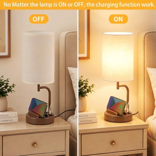 Touch Control USB Table Lamp with USB C