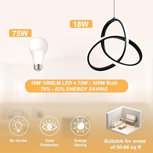 Modern Spiral Led Chandelier (3 Count)