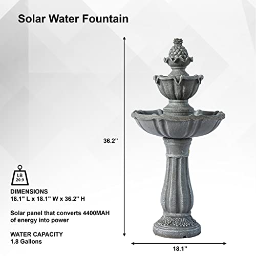 36.2" Solar Powered 2