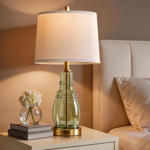 Glass Table Lamp Set of 2