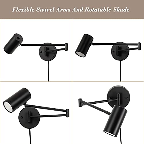 2 Pack Plug in Wall Sconce (2 Count)