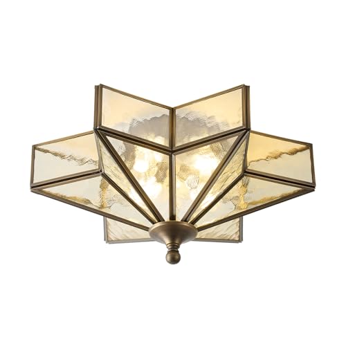 Star Vintage Bronze Ceiling Light