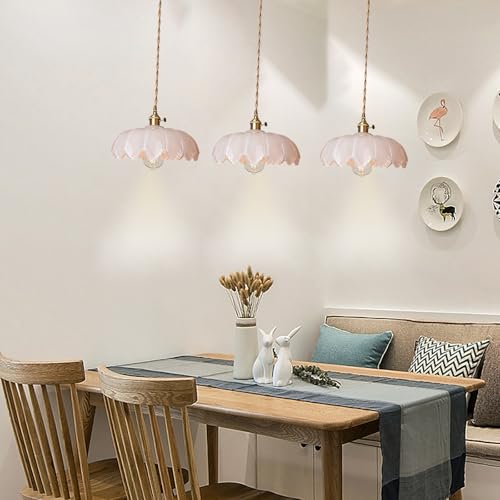 Milk White Glass Pendant Light Fixtures Medium 9.8 Inches Lampshade Gold Brass Finish and Switch Vintage Pendant Ceiling Lamp Copper Pendant Lighting