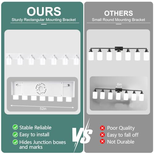 Bathroom Light Fixture White