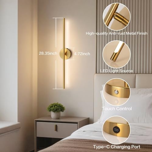 Rechargeable Wall Sconce Set of Two (2 Count)