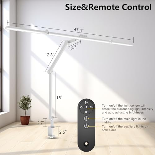 36W Ultra Bright Architect Desk Lamp with Clamp