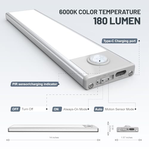 14 inch Under Cabinet Lighting (6 Count)