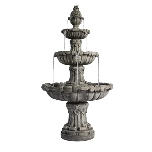Large Outdoor Electric Bird Bath Fountain 58.3"