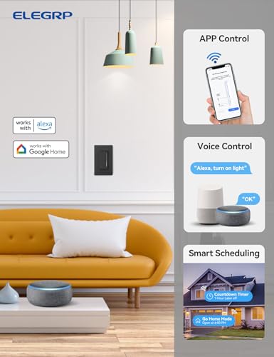Smart Dimmer Light Switch DTR30 (6 Count)