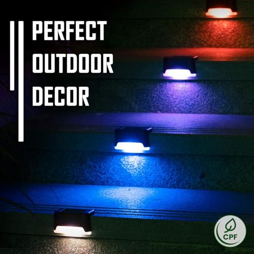 Color Changing Solar Deck Lights (16 Count)