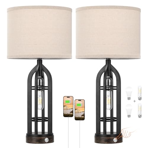 Table Lamps for Living Room (2 Count)