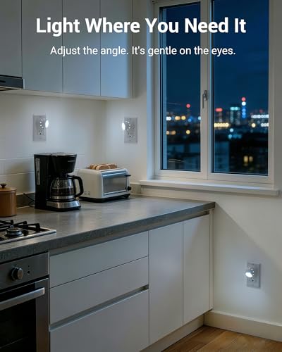 Plug in Night Lights into Wall (4 Count)