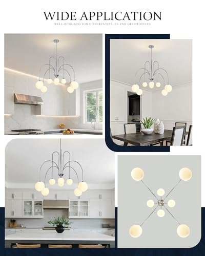 Nickel Sputnik Chandelier