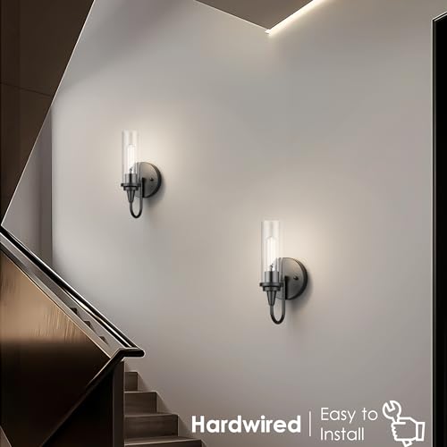Black Wall Sconces Set of Two (2 Count)