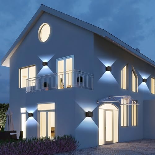 4 Pack LED Outdoor Wall Lights Exterior (4 Count)