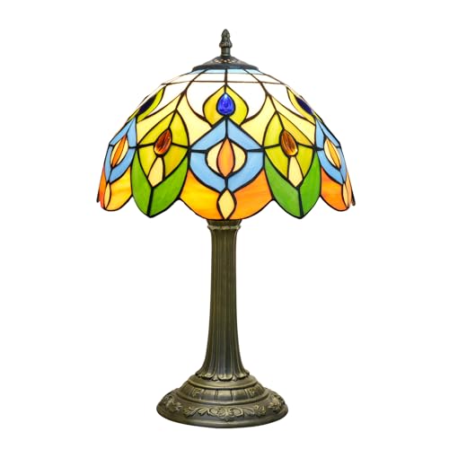 Black Cat Lamp Tiffany Lamp Stained Glass Table Lamp Cute Style Kids Nightstand Warm Bedroom Bed Bedside Living Room End Office Desk Light Gift For Cat Lovers Decor Small Halloween Christmas Lamp Led