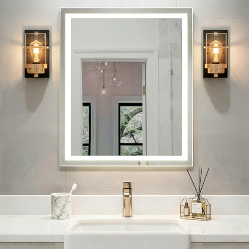 Rose Gold and Black Wall Sconce