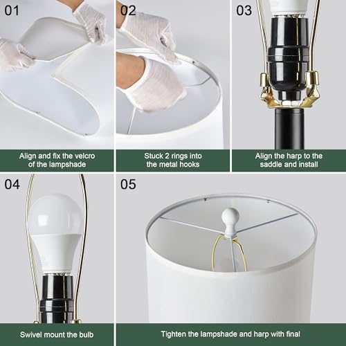 24.5” Table Lamps for Living Room Set of 2 (2 Count)