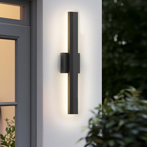 Aluminum 24 in Long Outdoor Wall Light Fixture