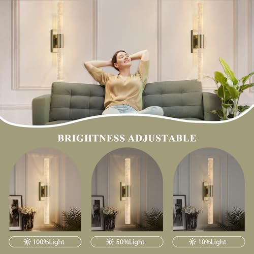 Battery Operated Wall Sconces Set of 2