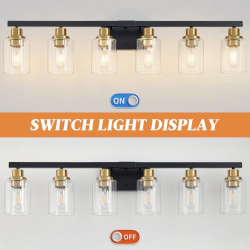 6 Light Vanity Lights Bathroom Light Fixtures