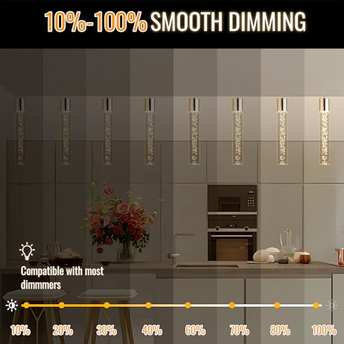 Modern LED Pendant Lights Kitchen Island Lighting (3 Count)