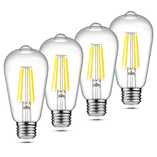 LED Edison Bulbs 6W (4 Count)