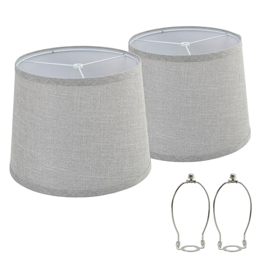 Grey Lamp Shades Set of 2 (2 Count)