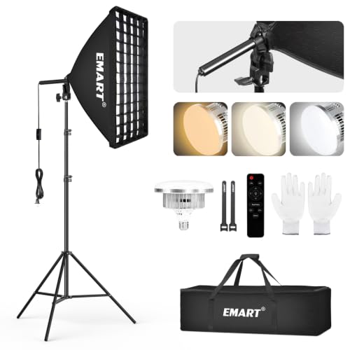 Softbox Lighting Kit with Grid