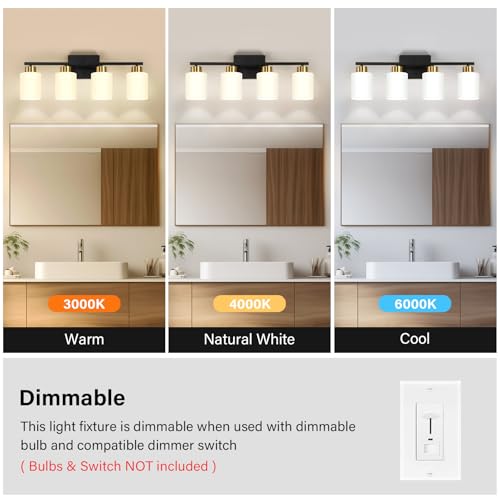 Black and Gold Bathroom Light Fixtures Vanity Lights Over Mirror