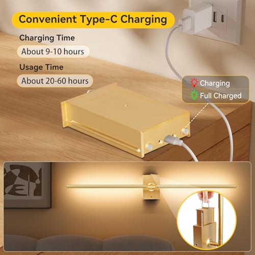 Battery Operated Wall Sconces Set of 2 (2 Count)
