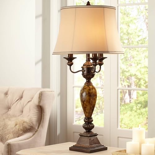 Mulholland 37" Bronze Brown Large Buffet Table Lamp Traditional