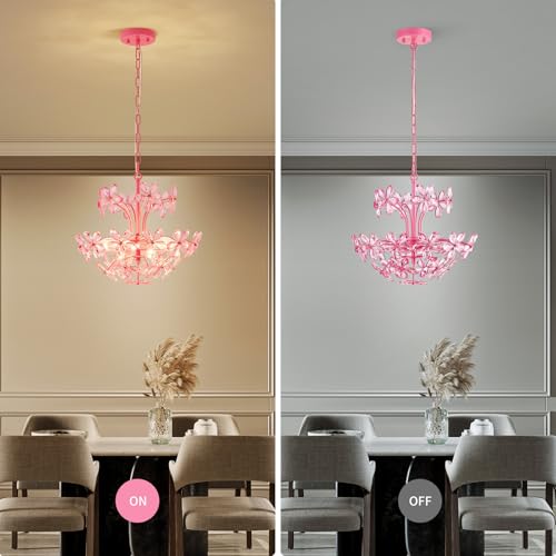Crystal Chandelier Pendant Flushmount Ceiling Light Modern Lighting Fixture for Bedroom Hallway Bar Kitchen Bathroom