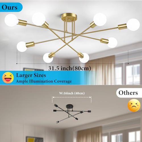 Modern Sputnik Chandelier 8