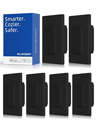 Single Pole Smart Dimmer Light Switch DPR10 (6 Count)