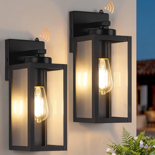 Upgraded Dusk to Dawn Outdoor Wall Lights (2 Count)
