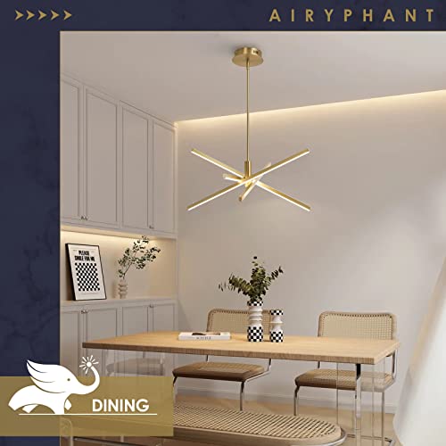 Gold Modern LED Chandelier