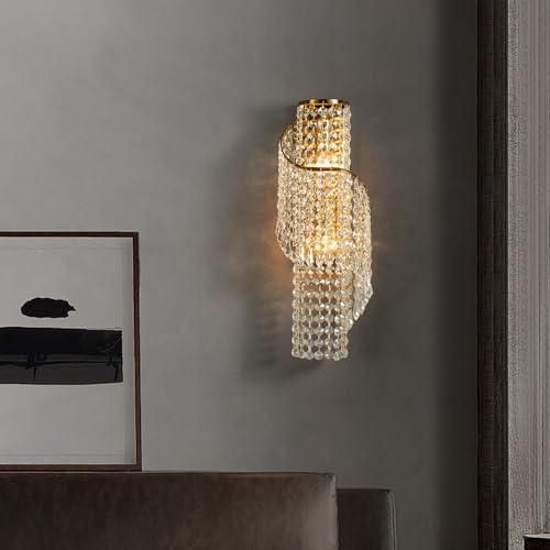 K9 Crystal Wall Sconces Gold