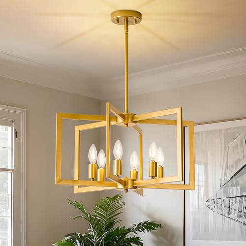 Modern Gold Chandeliers for Dining Room