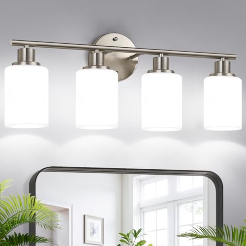 4 Light Bathroom Light Fixtures