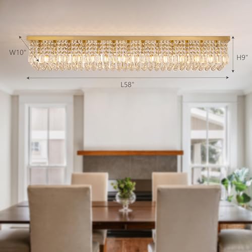 59 inch Modern Crystal Chandelier (13 Count)