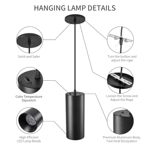 4" Pendant Lights Kitchen Island (2 Count)