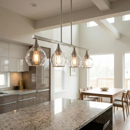 Kitchen Island Linear Pendant Light