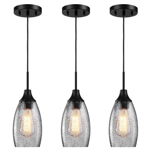 Mini Glass Pendant Light (3 Count)