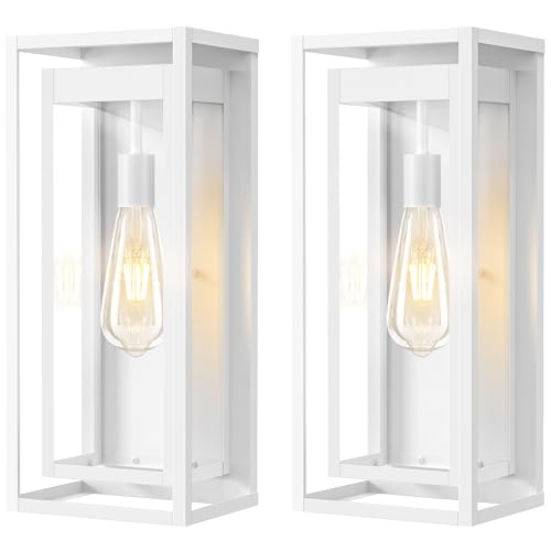 19" Large Outdoor Wall Light Fixtures (2 Count)