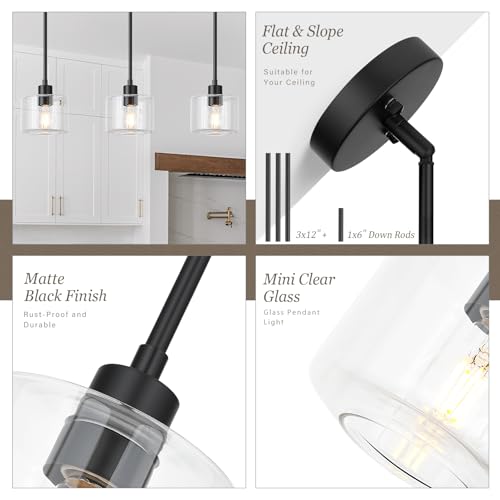 Black Pendant Lights Kitchen Island